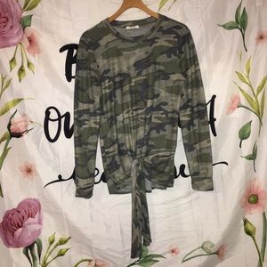 Camouflage blouse